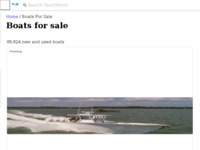 Frontpage screenshot for site: Selymar Yachts (http://www.yachtworld.com/selymaryachts)
