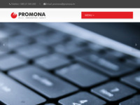 Frontpage screenshot for site: Promona d.o.o. informatički sustavi, Split (http://www.promona.hr/)