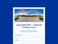 Frontpage screenshot for site: Zagreb 360 (http://www.zg360.com)