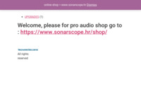 Frontpage screenshot for site: SonarScope (http://www.sonarscope.com/)