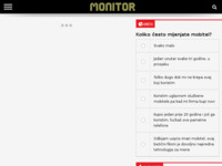 Frontpage screenshot for site: Internet Monitor (http://www.monitor.hr)