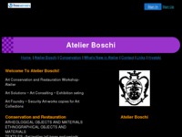 Frontpage screenshot for site: Rea Boschi Gogolja, Atelier Boschi (http://www.atelierboschi.8k.com)