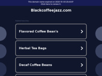 Frontpage screenshot for site: (http://www.blackcoffeejazz.com/)