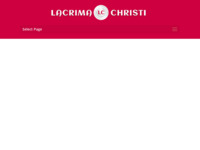 Frontpage screenshot for site: (http://www.lacrima-christi.net)