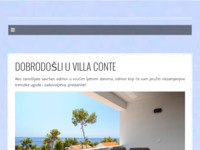 Frontpage screenshot for site: Apartmani Conte (http://www.conte-hvar.com)