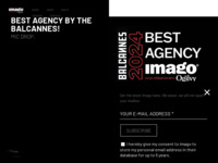 Frontpage screenshot for site: Imago reklamna agencija d.o.o. (http://www.imago.hr)