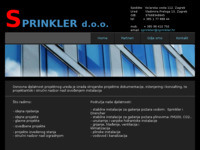 Frontpage screenshot for site: (http://www.sprinkler.hr)