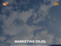 Frontpage screenshot for site: (http://www.marketing-odjel.com)