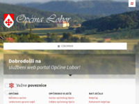 Frontpage screenshot for site: Općina Lobor (http://www.lobor.hr/)