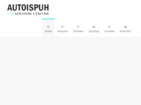 Frontpage screenshot for site: Autoispuh d.o.o. (http://www.autoispuh.hr)