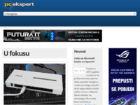 Frontpage screenshot for site: PC Ekspert (http://www.pcekspert.com/)