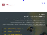 Frontpage screenshot for site: ITSM Partner ITIL Foundation edukacija, seminari, savjetovanje, certifikati (http://www.itsm.hr)