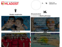 Frontpage screenshot for site: (http://www.hapk-mladost.hr/)