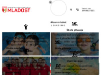 Frontpage screenshot for site: Hrvatski akademski plivački klub Mladost (http://www.hapk-mladost.hr/)