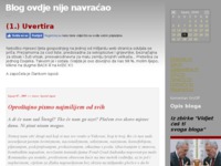 Frontpage screenshot for site: (http://vukovar.blog.hr/)