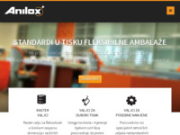 Frontpage screenshot for site: (http://www.anilox.hr)