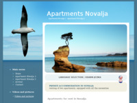 Frontpage screenshot for site: Apartmani Novalja - Otok Pag (http://www.2pag.info/)
