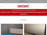Frontpage screenshot for site: Wollbett (http://www.wollbett.hr/)