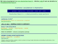 Frontpage screenshot for site: (http://pyd.deutsches-haus.hr)