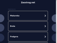 Frontpage screenshot for site: (http://www.zaostrog.net)