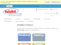 Frontpage screenshot for site: Telebit online (http://www.telebit.hr)
