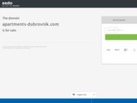 Frontpage screenshot for site: Dubrovnik Apartments (http://www.apartments-dubrovnik.com/)
