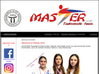 Frontpage screenshot for site: Taekwondo klub Master (http://www.taekwondo-master.hr)