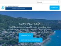 Frontpage screenshot for site: Hoteli Punat, Krk (http://www.hoteli-punat.hr/)