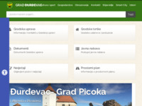 Frontpage screenshot for site: Đurđevac (http://www.djurdjevac.hr/)