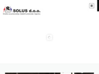 Frontpage screenshot for site: (http://www.solus.hr/)