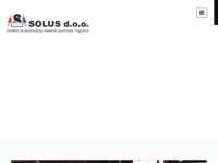 Frontpage screenshot for site: Solus d.o.o. (http://www.solus.hr/)