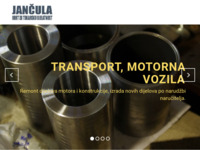 Frontpage screenshot for site: Jančula, tokarsko - limarski obrt, Đakovo (http://www.jancula.hr)