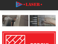 Frontpage screenshot for site: Laser d.o.o. (http://www.laser-zagreb.hr/)