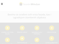 Frontpage screenshot for site: (http://www.fasadermikuljan.hr)