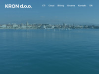 Frontpage screenshot for site: (http://www.kron.hr)