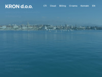 Frontpage screenshot for site: Kron d.o.o. (http://www.kron.hr)