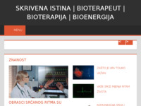 Frontpage screenshot for site: bioenergija (http://www.bioterapeut.com)