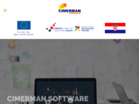 Frontpage screenshot for site: Cimerman Software (http://www.cimermansoftware.hr/)