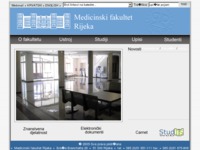 Frontpage screenshot for site: (http://mamed.medri.hr/)