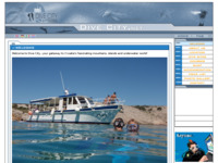 Frontpage screenshot for site: Dive City - Crikvenica (http://www.divecity.net)