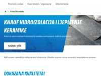 Frontpage screenshot for site: Knauf d.o.o. (http://www.knauf.hr/)