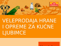 Frontpage screenshot for site: Zoo produkt, Zagreb (http://www.zoo-produkt.hr/)