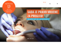 Frontpage screenshot for site: Privatna stomatološka ordinacija dr. Sanja Meštrović (http://www.ordinacija-mestrovic.hr/)