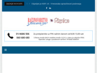 Frontpage screenshot for site: Računovodstvo i financije online (http://www.rif.hr)