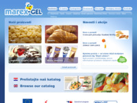Frontpage screenshot for site: Marex - gel (http://www.marex-gel.hr/)