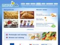 Frontpage screenshot for site: (http://www.marex-gel.hr/)