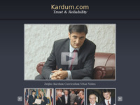 Frontpage screenshot for site: (http://www.kardum.com)