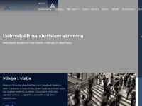 Frontpage screenshot for site: Kršćanska adventistička Crkva (http://www.adventisti.hr/)