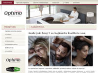 Frontpage screenshot for site: (http://www.optimo.hr)