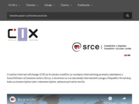 Frontpage screenshot for site: (http://www.cix.hr/)